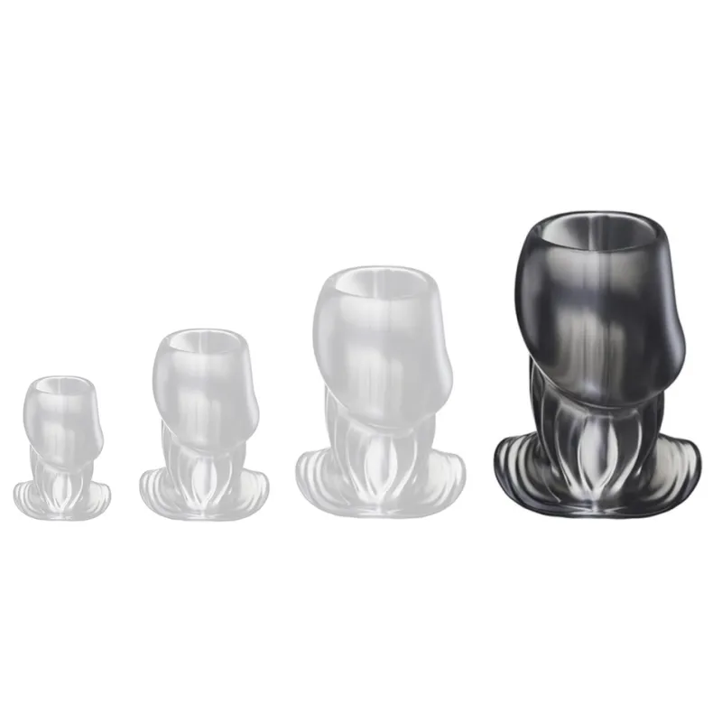 FUKR Plug Tunnel Holik XL 8.5 x 5.5 cm - Ouverture 38 mm Noir